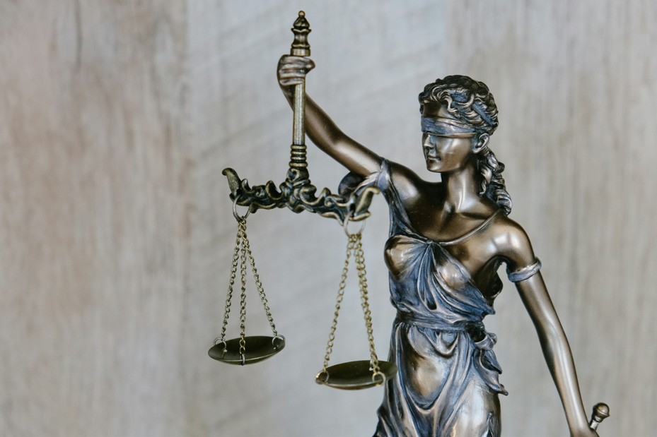 Lady Justice representing accuracy and integrity in certified translations